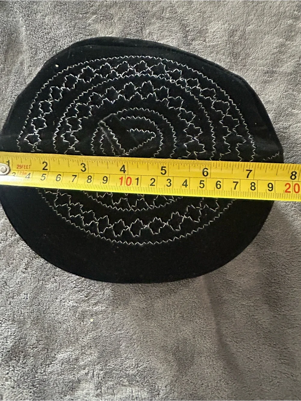 Men Hat Religious Pray Hat Top Cap Black/gray Prayer Muslim Hat